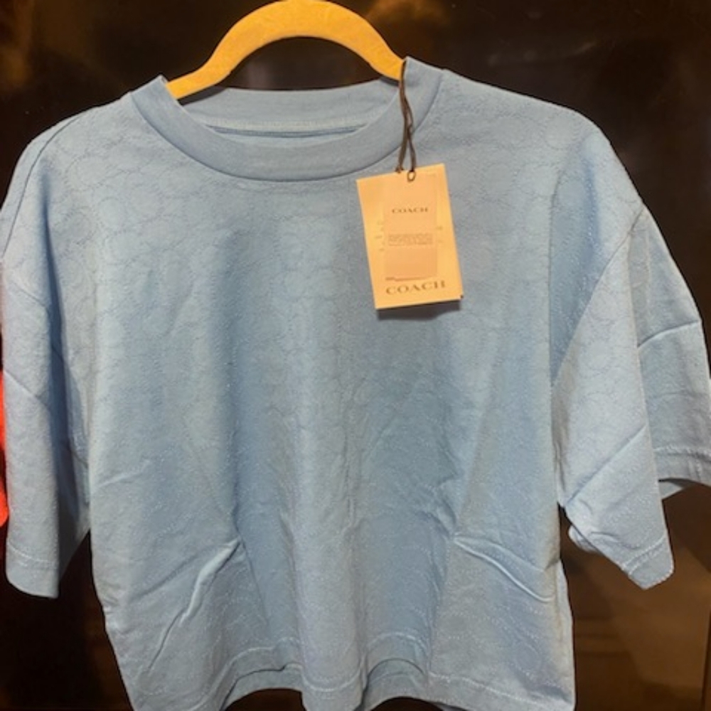 Coach crop tee